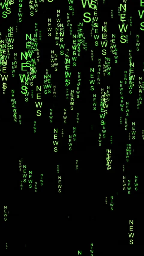 News text code matrix style Stock Footage 221492575