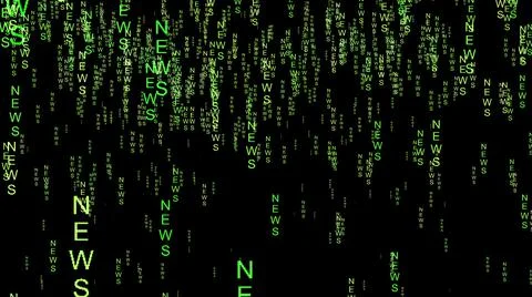 News text code on the web Stock Illustration