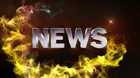 NEWS TEXT Stock Illustration