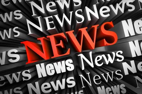 News text Stock Illustration