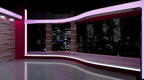 News Studio Background Stock Video Footage for Free Download