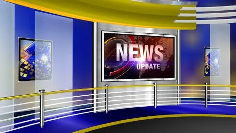 News update Virtual studio イラスト素材