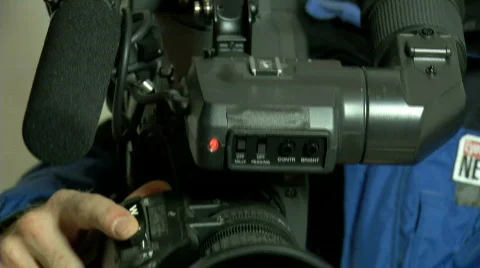 News Videographer Stock Footage 566738