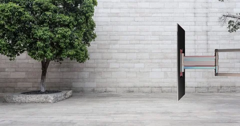 News Virtual Set Video stock 106515760