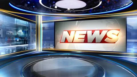 News Virtual studio イラスト素材