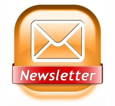 Newsletter button Stock Illustration