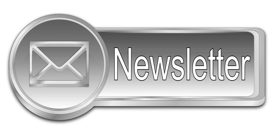 Newsletter Button Stock Illustration