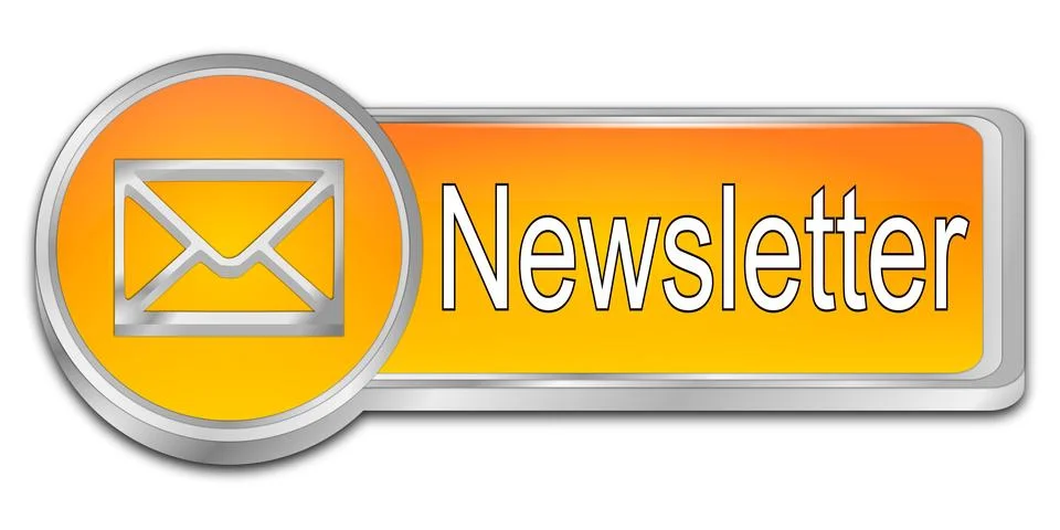 Newsletter Button Stock Illustration