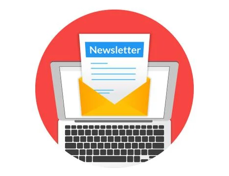 Newsletter Stock Illustration