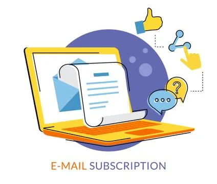 Newsletter Stock Illustration