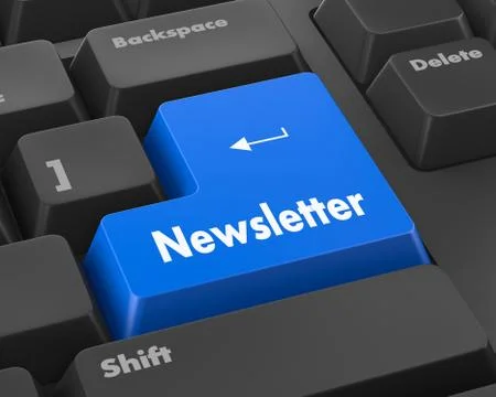 Newsletter 库存插图