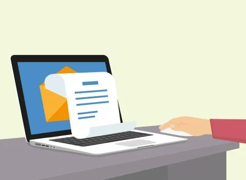 Newsletter Stock Illustration