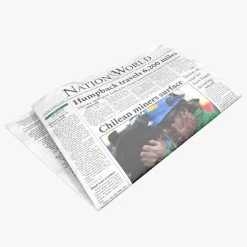 Newspaper 2 3D Model