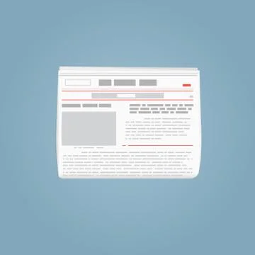 Newspaper abstract text Illustrazione stock