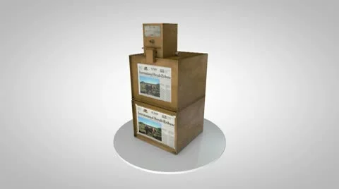 Newspaper Box Stock Footage 10730317