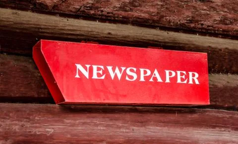 The newspaper box Stock Photos