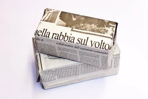 Newspaper boxes Foto stock