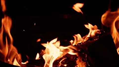 Newspaper burning Stock Footage 81030482