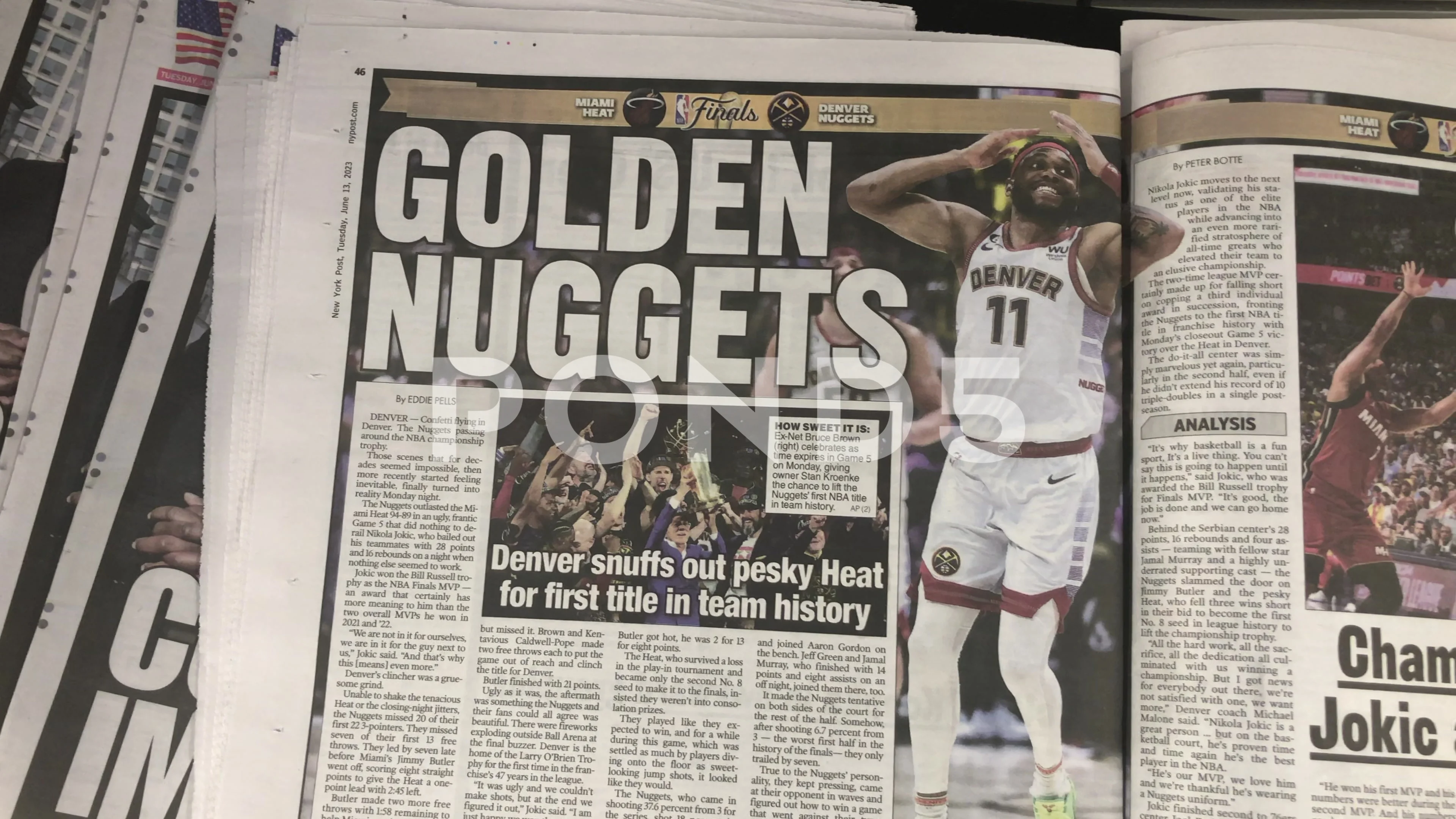 The Denver Nuggets Win Their First NBA Title - WSJ