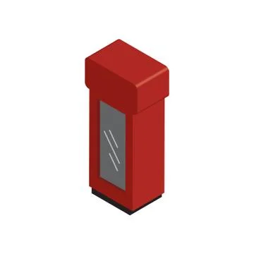 Newspaper Dispenser Illustrazione stock