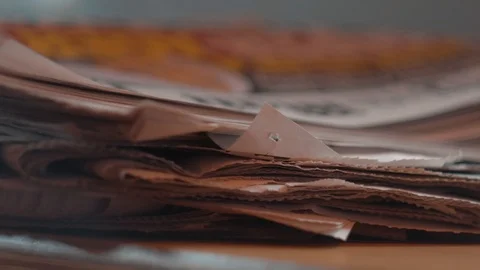 Newspaper Stock Footage 94629408