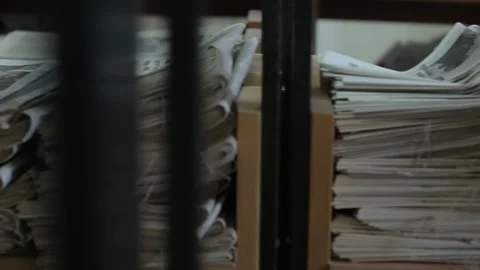 Newspaper Stock Footage 321660400