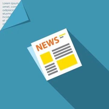 Newspaper icon Stock-Illustration