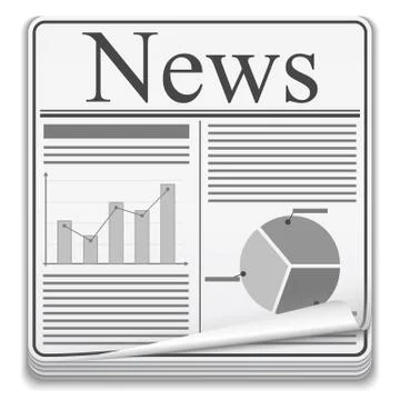 Newspaper Icon Stock Illustration