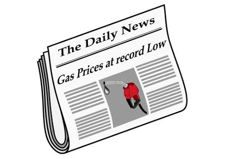 Newspaper Stock Illustration