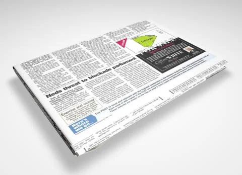 Newspaper Stock Illustration