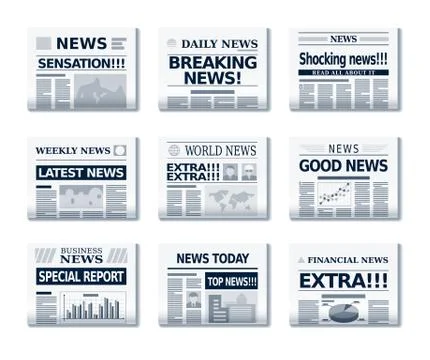 Newspaper Иллюстрация