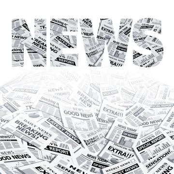 Newspaper 스톡 일러스트