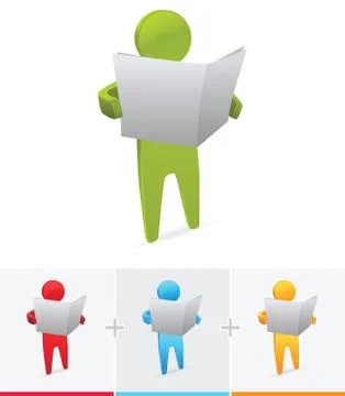 Newspaper Stock Illustration