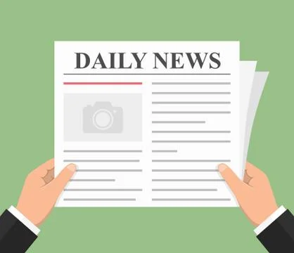 Newspaper Stock Illustration