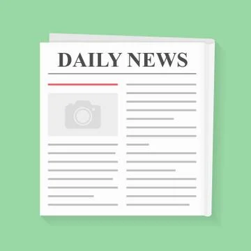 Newspaper Illustrazione stock