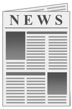 Newspaper Illustrazione stock