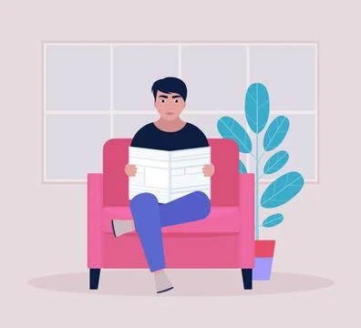 Newspaper Stock Illustration