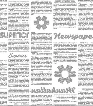 Newspaper illustration. Background pattern. Imitation of newspaper. Stock Illustration