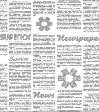 Newspaper illustration. Background pattern. Imitation of newspaper. Stock Illustration