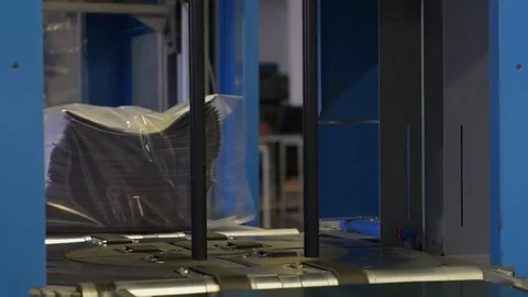 Newspaper packaging Stock Footage 71305612