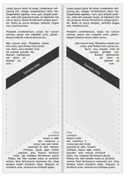 Newspaper page with empty space Stock Illustration