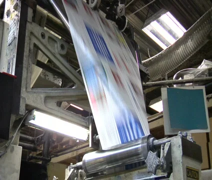 Newspaper press 1 Stock Footage 648690