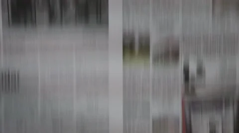 Newspaper Press fast moving printer in factory Stock Footage 45363808