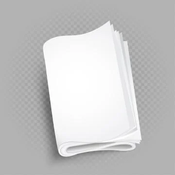 Newspaper press template Stock Illustration