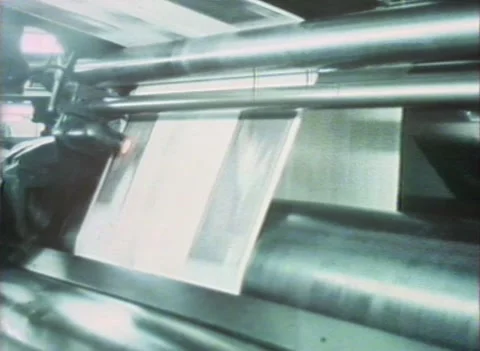 NEWSPAPER PRINTING PRESS / MACHINERY / STOP THE PRESS! (1979) Видео 228707908