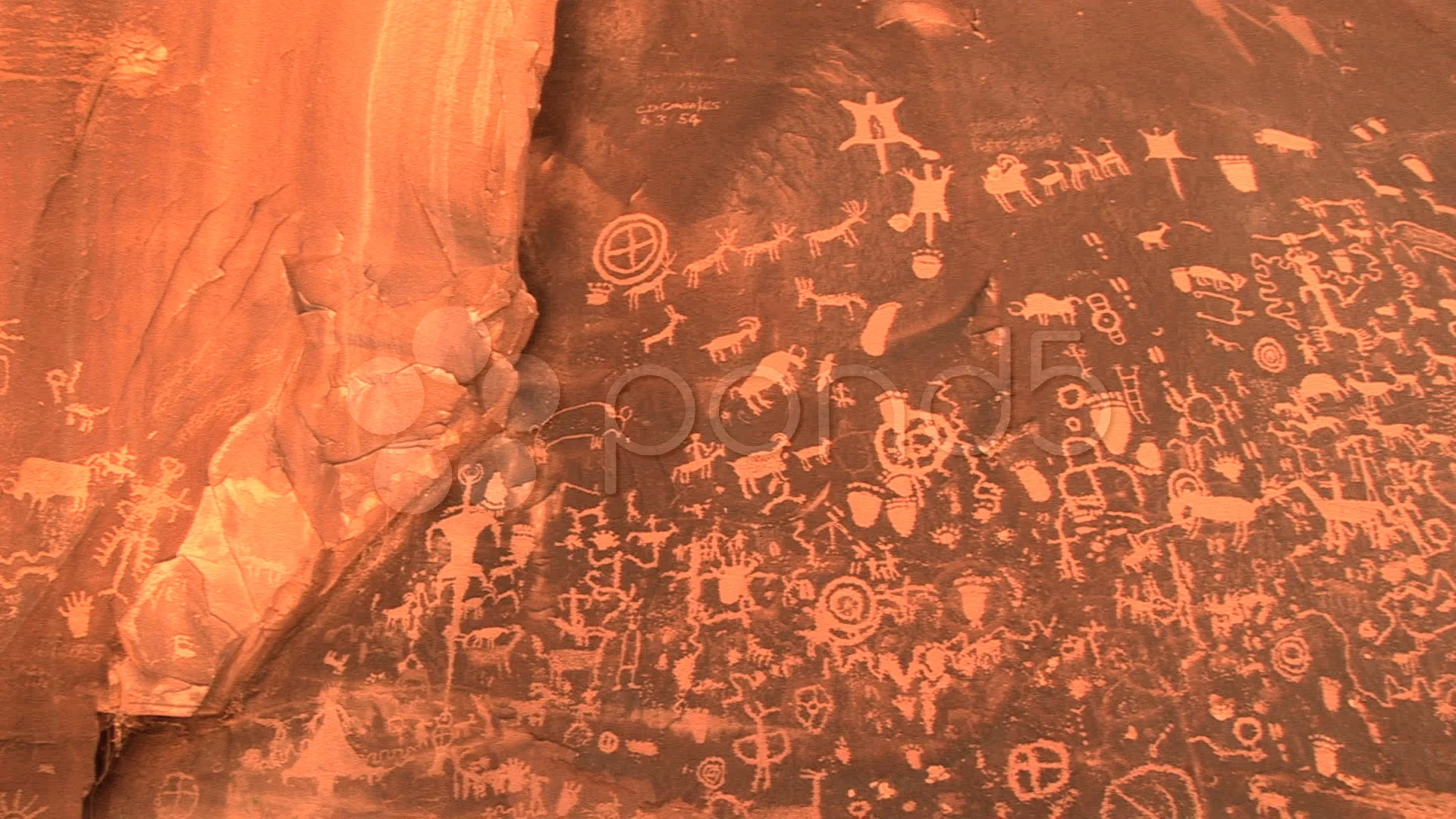 Native American Petroglyphs: Newspaper Rock, UT