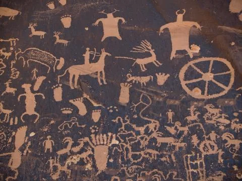 Newspaper Rock Stock Photos
