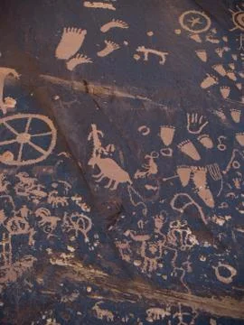 Newspaper Rock Stock Photos