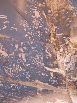 Newspaper Rock Stock Photos