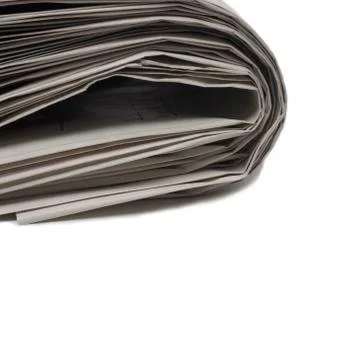 Newspaper on white Stock Photos